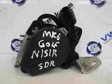 Volkswagen Golf MK6 2009-2012 Passenger NSR Rear Seat Belt 5dr